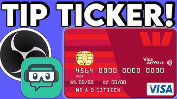 💳 How to Set up Tip Tickers in Streamlabs & OBS Studio
