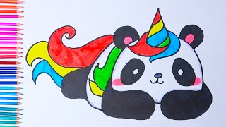 DRAW PANDA | How to draw PANDA | Easy drawings