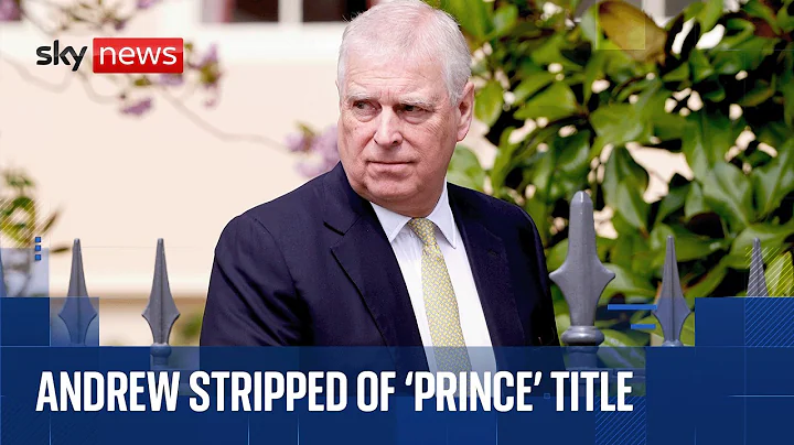 Andrew loses 'prince' title and forced to relocate to Sandringham | Sky News coverage & analysis