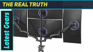 VIVO Quad Pneumatic Monitor Mount: The Ultimate 4-Screen Command Center