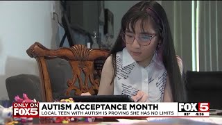 Las Vegas teen with autism proving she has no limits