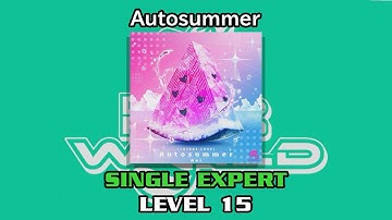 【DDR WORLD】 Autosummer 【SP EXPERT / 15】