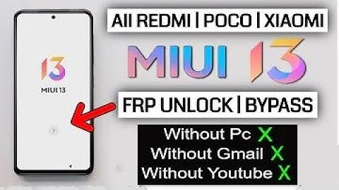 Poco X3 ProMiUi 13 Frp Bypass/Remove Google Account Lock Without PC New Method 2023 By MRS Unlocking