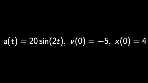 Find position function from given acceleration, initial velocity, and initial position