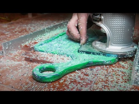 How to Finish Recycled Plastic Projects - HDPE Cheese Board