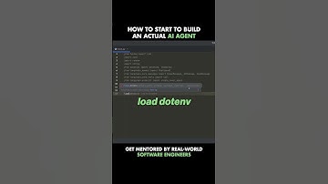 Starting our AI agent!
