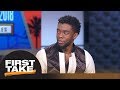 First Take interviews Black Panther star Chadwick Boseman | First Take | ESPN