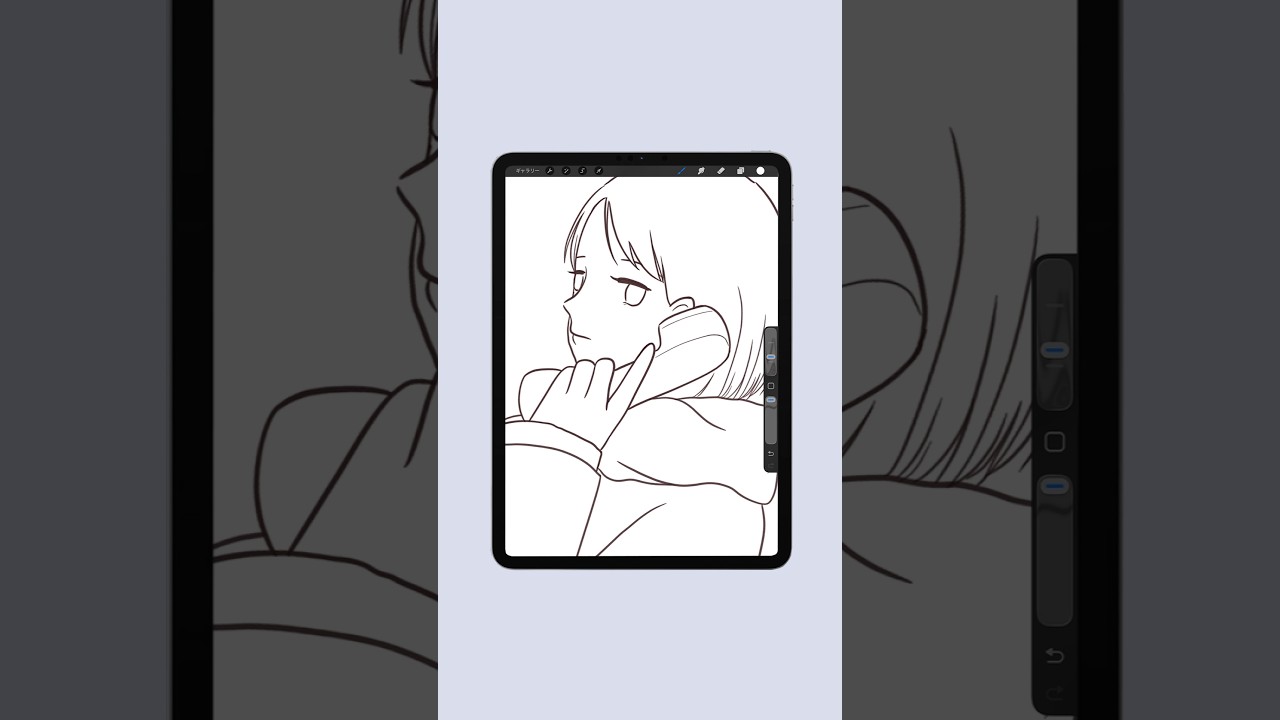 【iPadアプリ】Procreateで線がブレる問題の解決!きれいな線画を描くコツ
