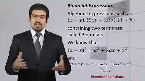 Math - Fsc Part 1 Chapter 8 Introduction To Binomial Theorem- Math