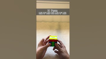 How to: H Perm #cubing #fingertricks #speedcubing #rubikscube #pll #asmr #shorts #lofi