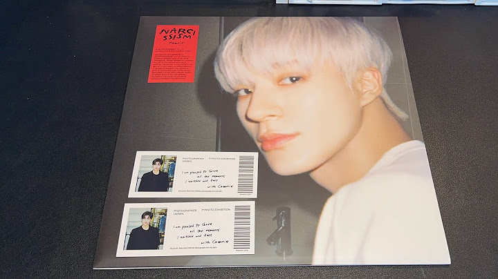 NARCISSISM : JAEMIN 1st PHOTO EXHIBITION LP Poster Jeno🐶