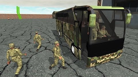 ARMY BUS DRIVING GAMES 3D : REAL MILITARY COACH SIMULATOR [ ANDROID GAMEPLAY ]