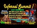 Castle Clash - Infernal Summit 1 | 100% Win Rate(without Demo) | All set...