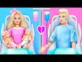 Barbie and Ken in the Hospital / 30 Hacks and Crafts for Dolls