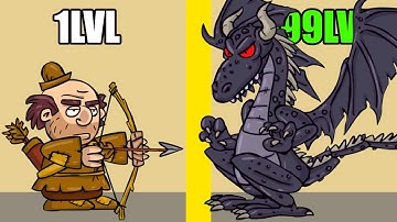 Merge Wars - MAX LEVEL HEROES EVOLUTION