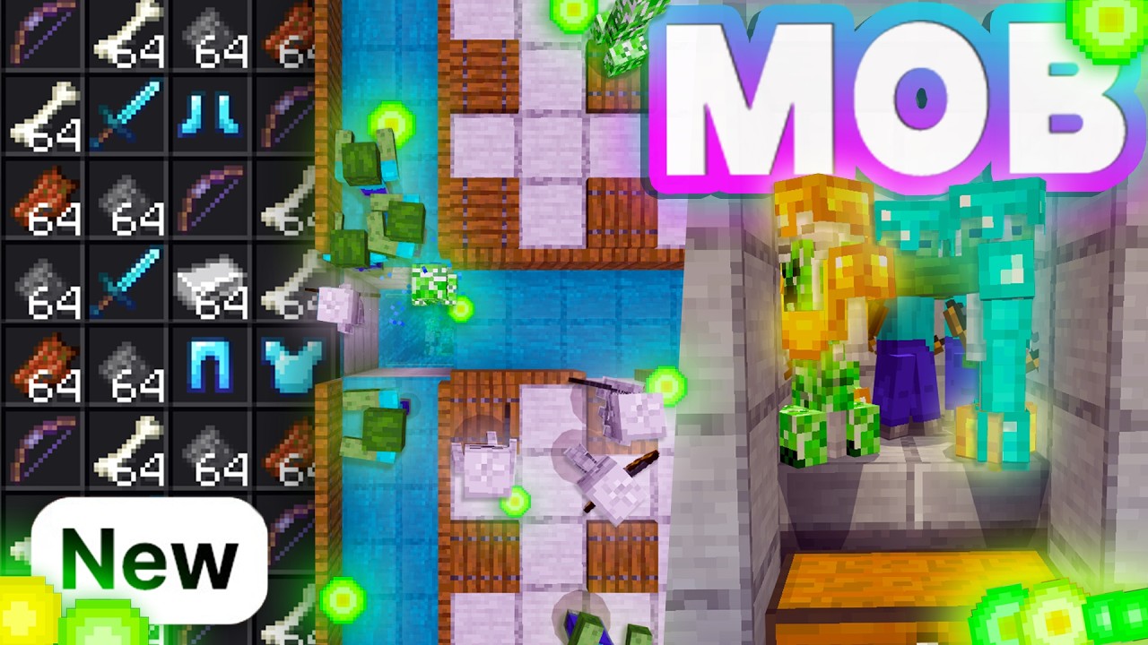 EASIEST MOB & XP Farm For v26.3 Minecraft Bedrock || MCPE, PS5