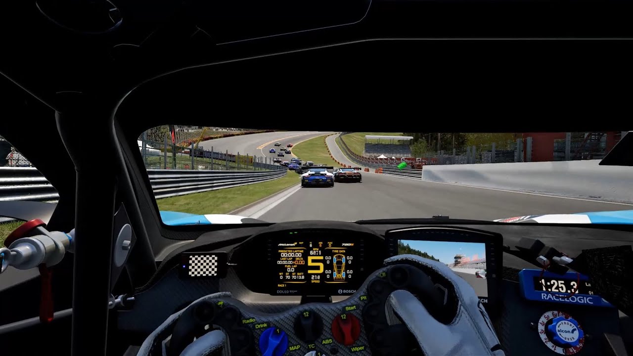 Assetto Corsa Competizione Race Mclaren Gt3 At Spa Starting Last Acc