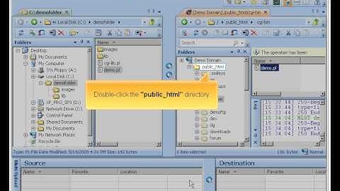Transferring files via SmartFTP brought to you by MiaShops