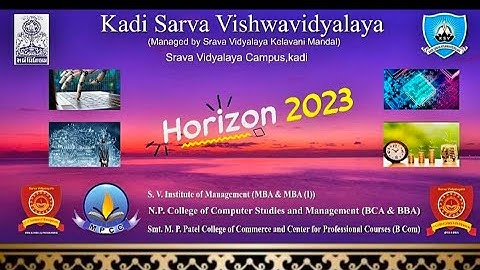 Horizon 2023 Kadi sarva vishwavidyalaya | #explore#viral#vlog#ashvin_dantani@sauravjoshivlogs3057