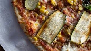 Schwans Chef Collective Fall Pizza Toppings Corn Zuchinni Pizza