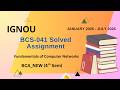 IGNOU BCS 041 Solved Assignment Jan-26-July-26/| BCA_NEW (4th Sem) 2026 | IGNOU BCA_NEW | BCS-041