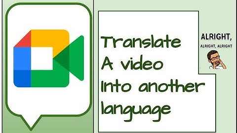 Translate a "screencastify video you made" into another language