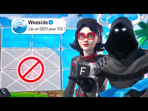 WEASIDE CHALLENGED ME TO GET A WIN WITH NO EDITING! 😱