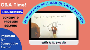 Chapter 8: Elongation of a Bar of Taper Section