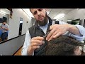 How to cut extremely strong pokey hair(((combover haircut)))