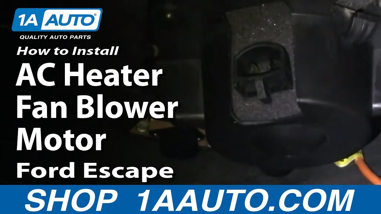 How to Replace Blower Motor with Fan Cage 01-07 Ford ... 1998 ford explorer eddie bauer fuse box 