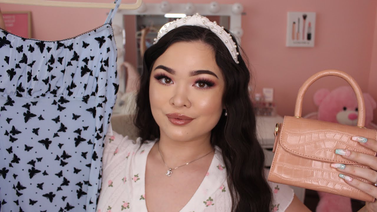 ASMR Try-On Haul | YesStyle (Whispering, Tapping, Fabric Sounds) - YouTube