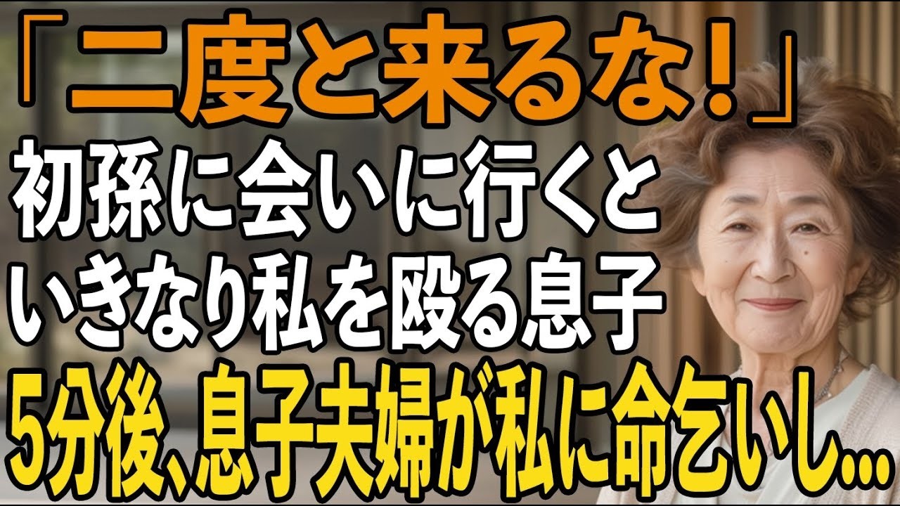 義母の作った手作りのベビー服を、嫁は「こんな安物、うちの子に着せるわけない」と私の目の前でゴミ箱に投げ捨てた。そして息子は、私が彼のために捧げた三十三年の愛情と千五百万円の援助に対する感謝の代わりに、こう言った。「金も出せないなら、孫に会う資格なんてない。お前はただの価値のない年寄りだ」。実の息子から「汚い手」と呼ばれ、夫まで「負け組」と嘲笑われた夜、私は彼らの前で初めて笑みを浮かべた。なぜ...