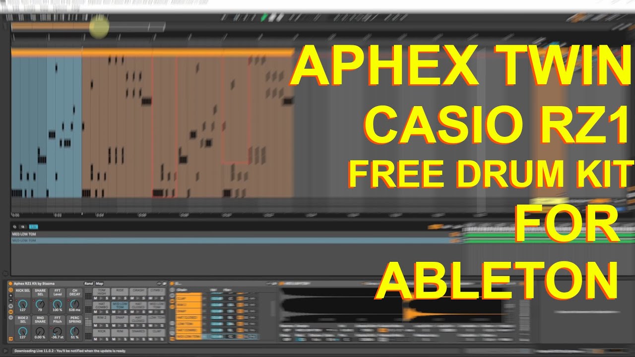 Aphex Twin Casio RZ1 Kit for Ableton Live - Stazma Friday Tips - YouTube