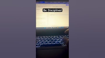 Be disciplined always #motivation #study #coding #motivational #motivationalspeech #dailyvlog