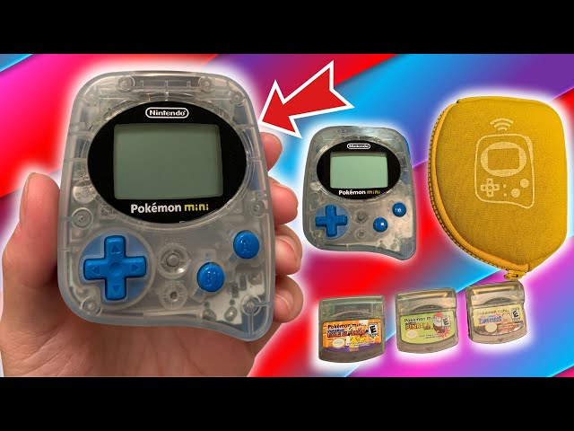 Pokémon Mini Game Console Review 2021! - YouTube