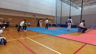 20181001 - M -74kg Semifinal - A03 - 進和 余泳鴻 vs 澳門揚名 何鉦灝 (R1)