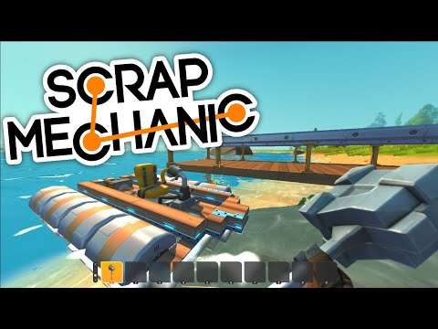 Видео: Как построить лодку в Scrap Mechanic | Скрап Механик