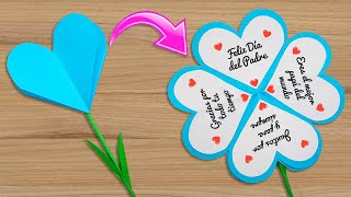 🌺💙Hermosa flor corazón para el día del padre💙🌺 Gift idea father&#39;s Day 💙 Especial día del padre