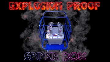 Explosion Proof Portable Spider Box - 120V Input & Output 10 Outlets