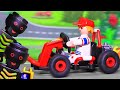 New Cartoons for Kids - Lab Zombies vs Car Racers - Experiments | Video for Kids