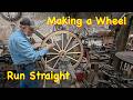 How A CROOKED HUB Can Be In Wagon Wheels That Run True Engels Coach Shop 