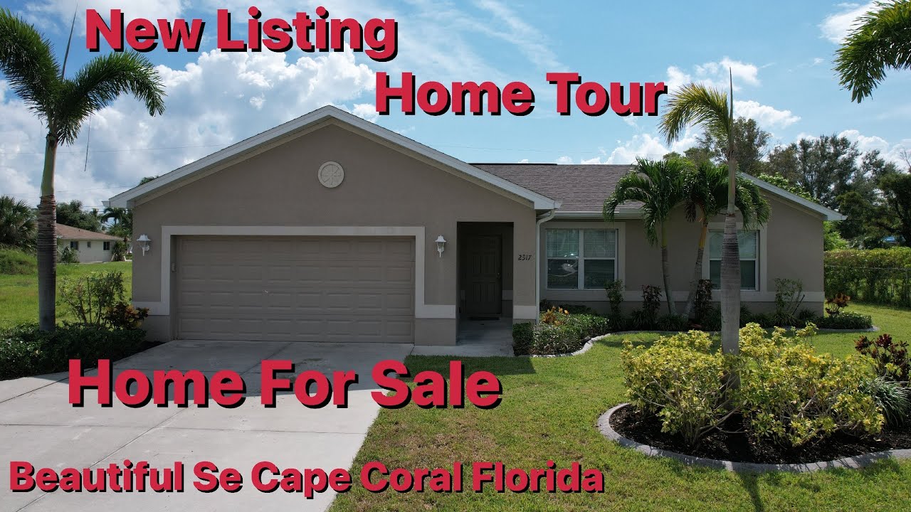 New Listing Home Tour! Beautiful Se Cape Coral Florida Home For Sale