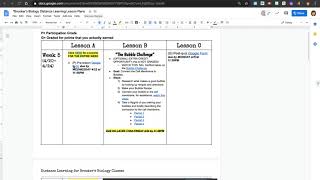 Biology Week 5 Distance Learning