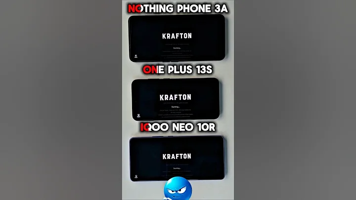 IQOO NEO 10R vs ONEPLUS 13S vs NOTHING PHONE 3A vs BGMI SPEED TEST VIDEO ☠️#gamingyoutubeshorts