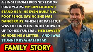 My Son Warned Me About Our Neighbor. At Her Funeral, Her Lawyer Handed Me A Letter… And I Froze