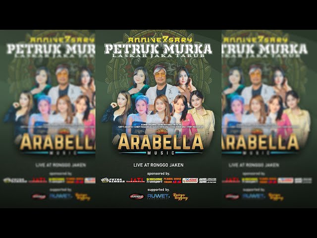 LIVE STREAMING ARABELLA MUSIC ANNIVERSARY 7TH PETRUK MURKA | NUGROHO AUDIO class=