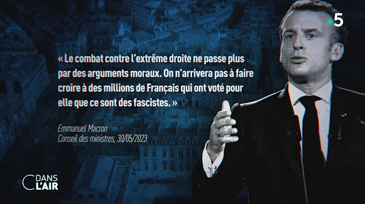 Macron/ Borne : ils s'affrontent... sur le RN  - Reportage #cdanslair 31.05.2023
