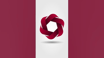 Flower Shape Polygon Gradient Logo Design #shorts #trending #viralvideo #polygon #logo