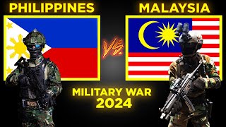 Philippines vs Malaysia Military Power Comparison 2024 | Malaysia vs Philippines Military War 2024