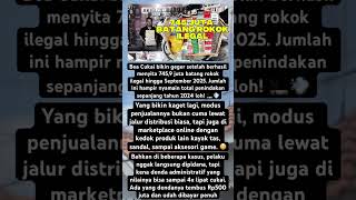 745 Juta Batang Rokok Ilegal Disita! Modusnya Bikin Geleng-Geleng Kepala 🚬😱